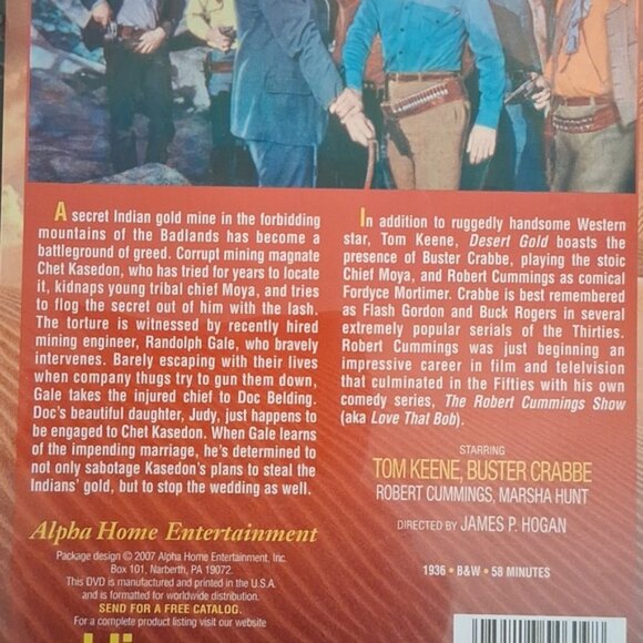 3 DVDs - Desert Gold, Fog Island & Hurricane At Pilgrim Hill - Picture 4 of 5